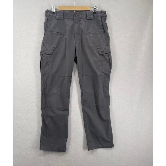 511 Tactical Pants Mens 36x30.5 Gray Cargo Work Ripstop Outdoors Casual - Picture 1 of 16
